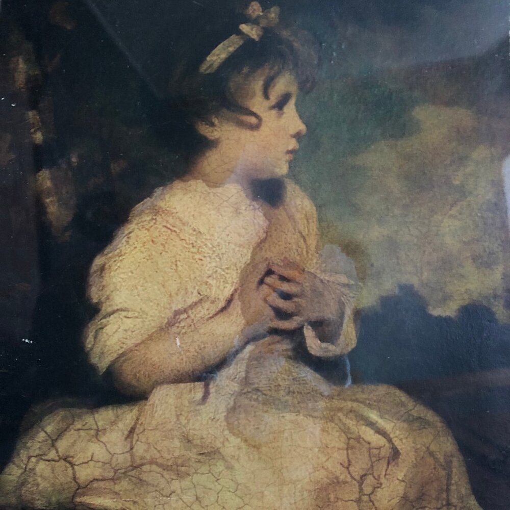 Vintage print The Age of innocence Joshua Reynolds new frame small decor